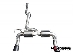 Ford Bronco Performance Exhaust System - Cat Back - Dual Exit - Injen - 3" - Black Tips